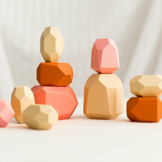 Wooden Stacking Stones