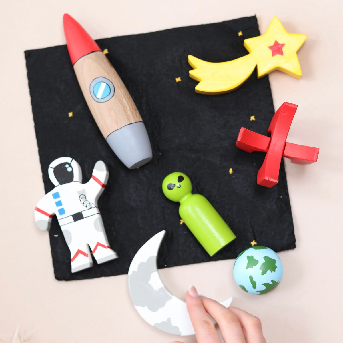 Handmade Pretend Space Role Play Set