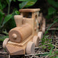 Classic Train and Wooden Building Blocks