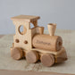 Classic Train and Wooden Building Blocks