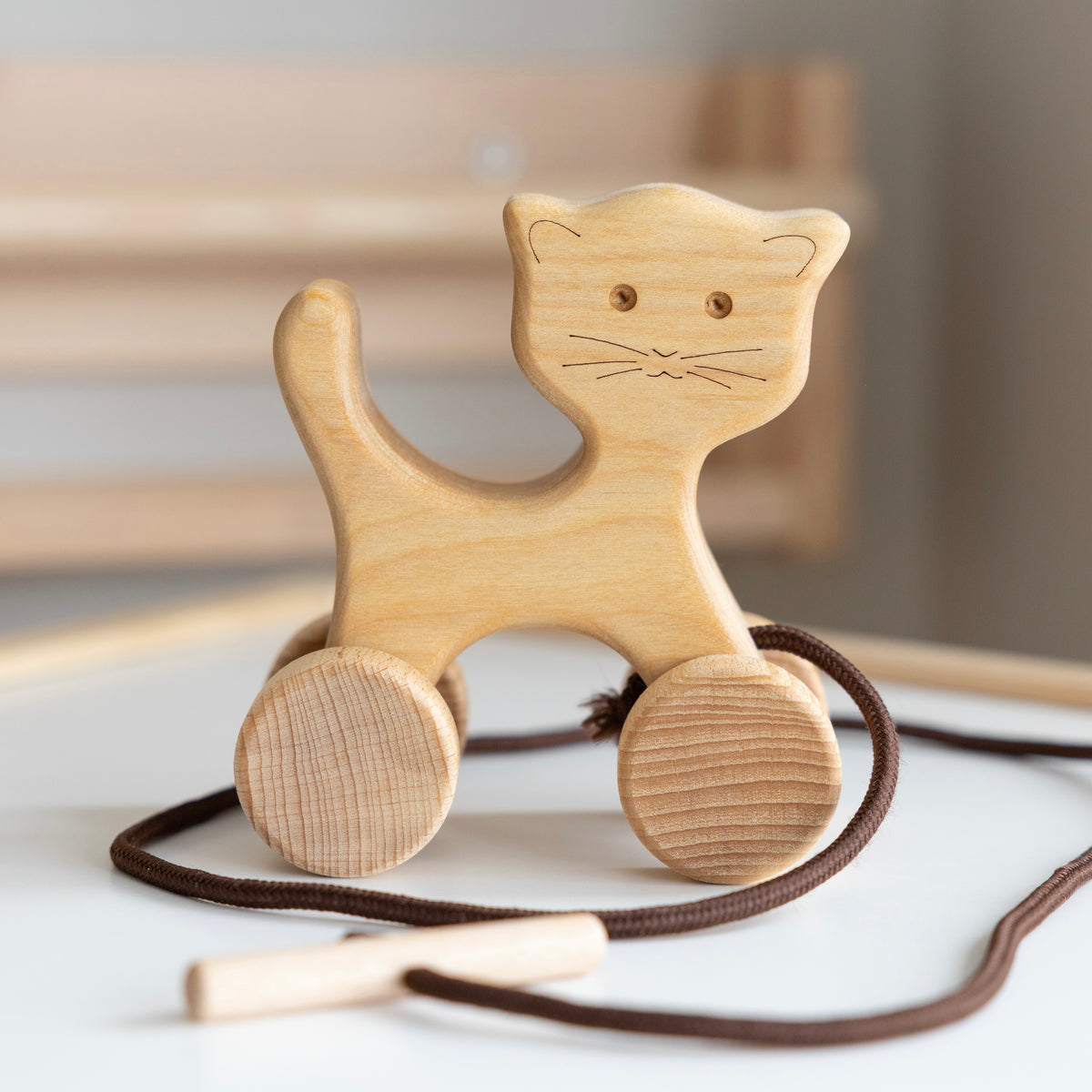 Wooden Pull Along Animal