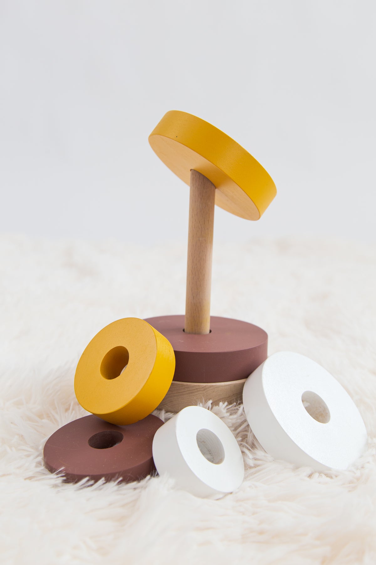 Forest Wooden Stacking Pyramid