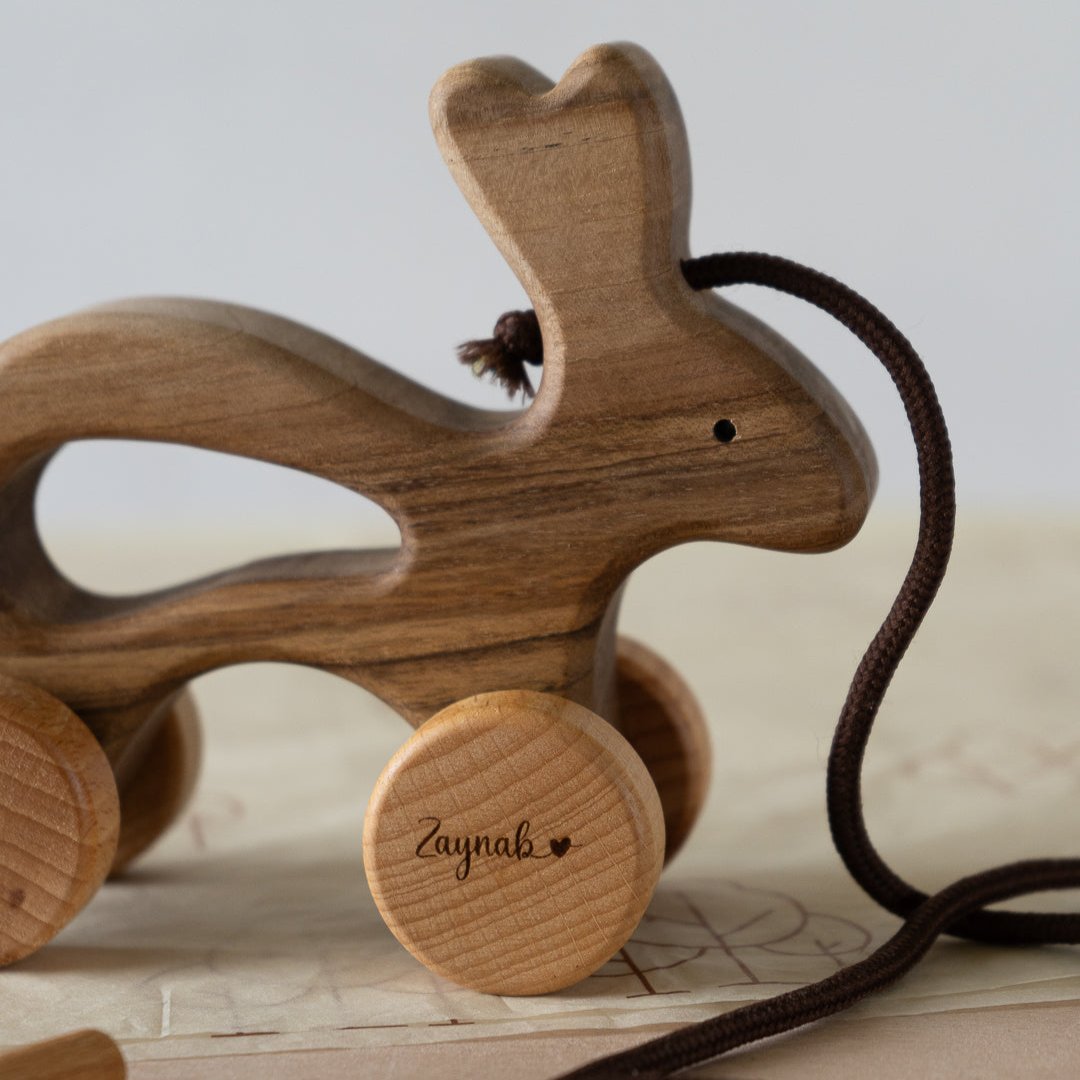 Wooden Pull Along Animal