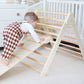 Montessori Furniture Indoor Foldable Climbing Triangle and Slide