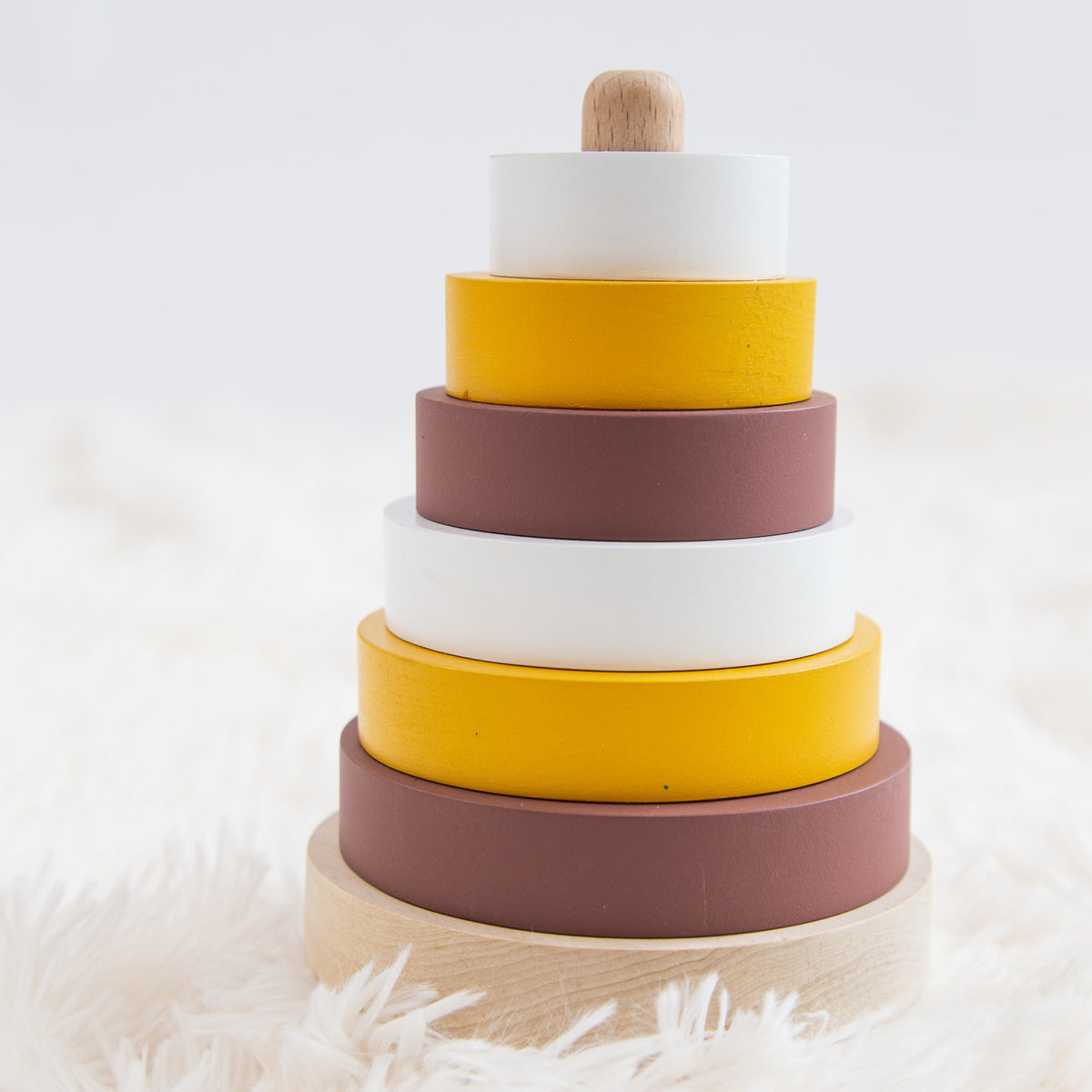 Forest Wooden Stacking Pyramid