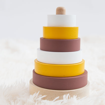 Forest Wooden Stacking Pyramid