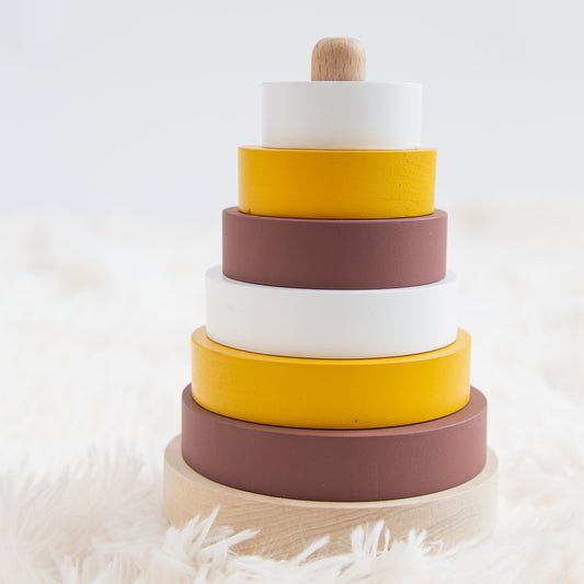 Forest Wooden Stacking Pyramid
