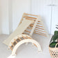 Montessori Furniture Indoor Foldable Climbing Triangle and Slide