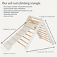 Montessori Furniture Indoor Foldable Climbing Triangle and Slide