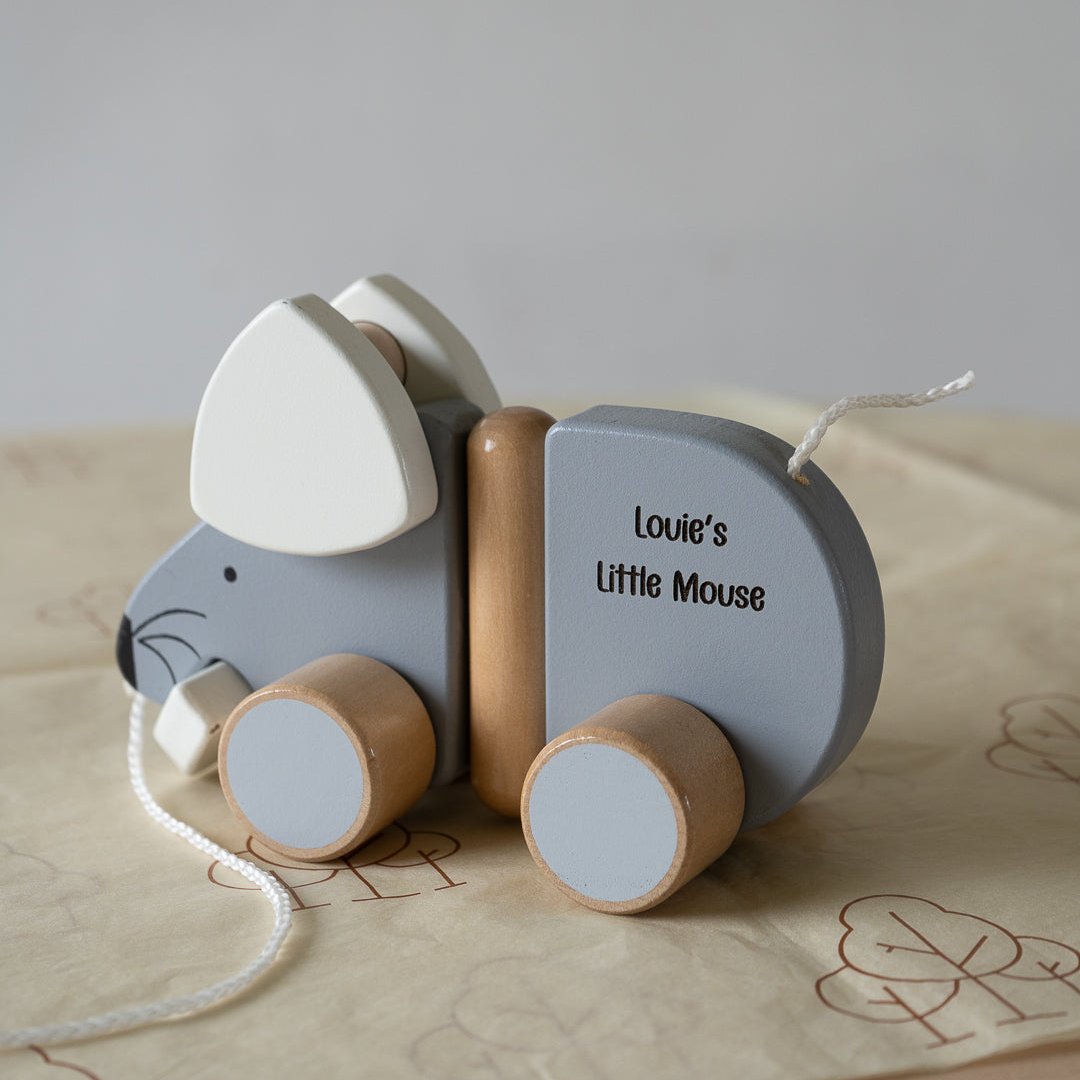 Wooden Grey Mouse