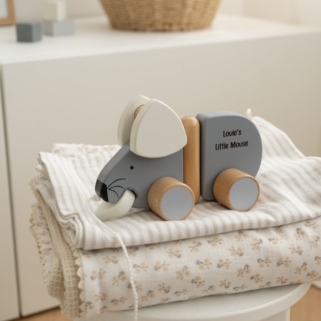 Wooden Grey Mouse