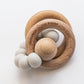 Wooden Baby Rattle Teether