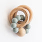 Wooden Baby Rattle Teether