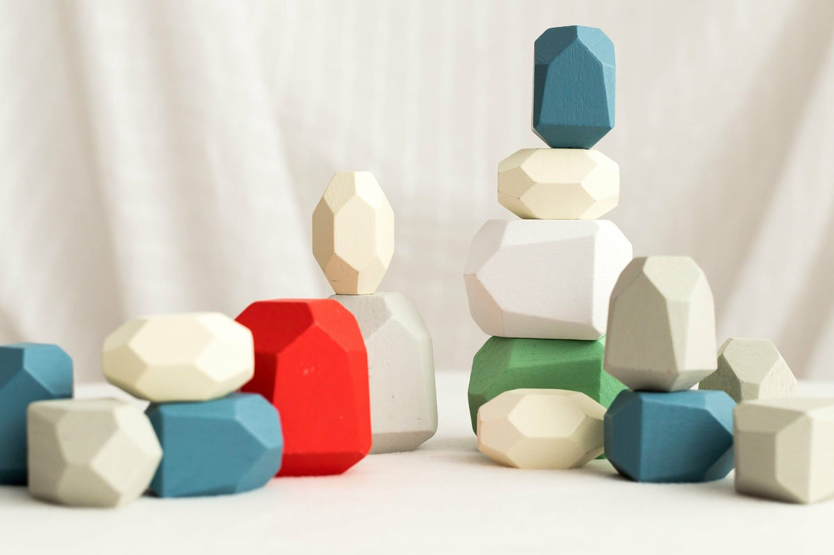 Wooden Stacking Stones