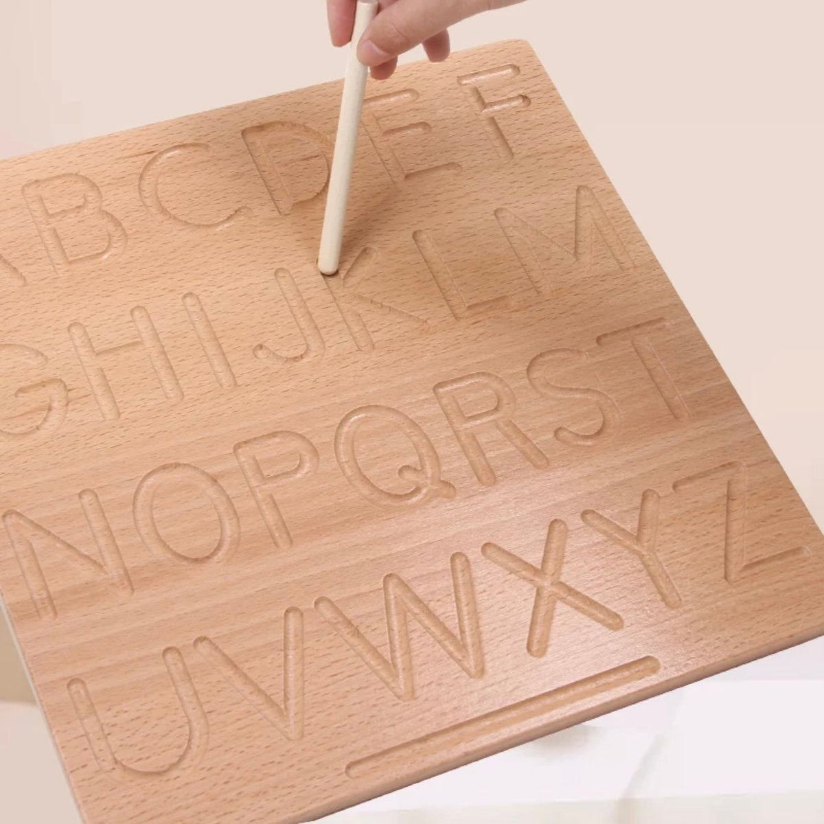 Wooden Alphabet Tracing Board