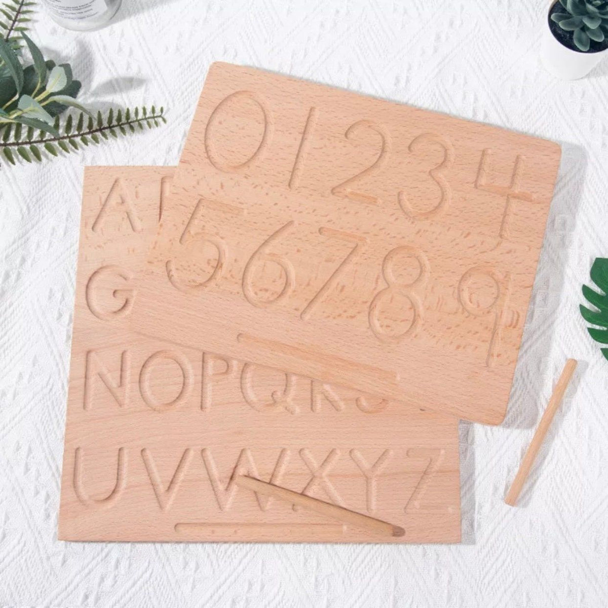 Wooden Alphabet Tracing Board