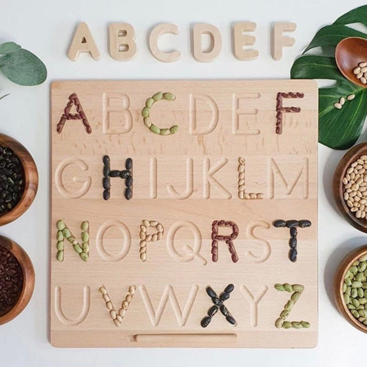 Wooden Alphabet Tracing Board
