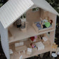 Grey Wooden Open Doll House