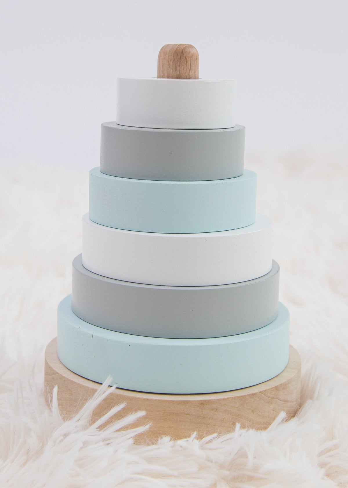 Perfectly Imperfect Blue Wooden Peg Board